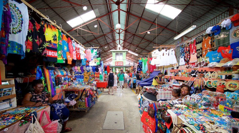 Castries Market, Castries, capital city, Saint Lucia